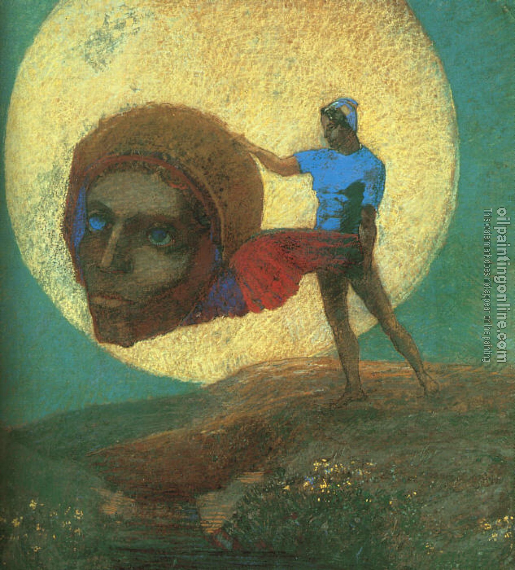 Redon, Odilon - The Fall of Icarus